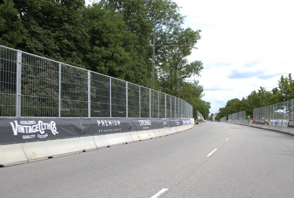 Her vil bilerne komme i stort fart i weekenden
(Foto: Motorsporten.dk)